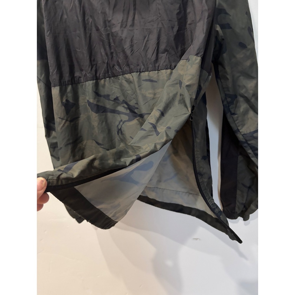 Element Travel Well Windbreaker Mens Medium Camo Black Half Zip Anorak M742JAPT - Picture 3 of 6